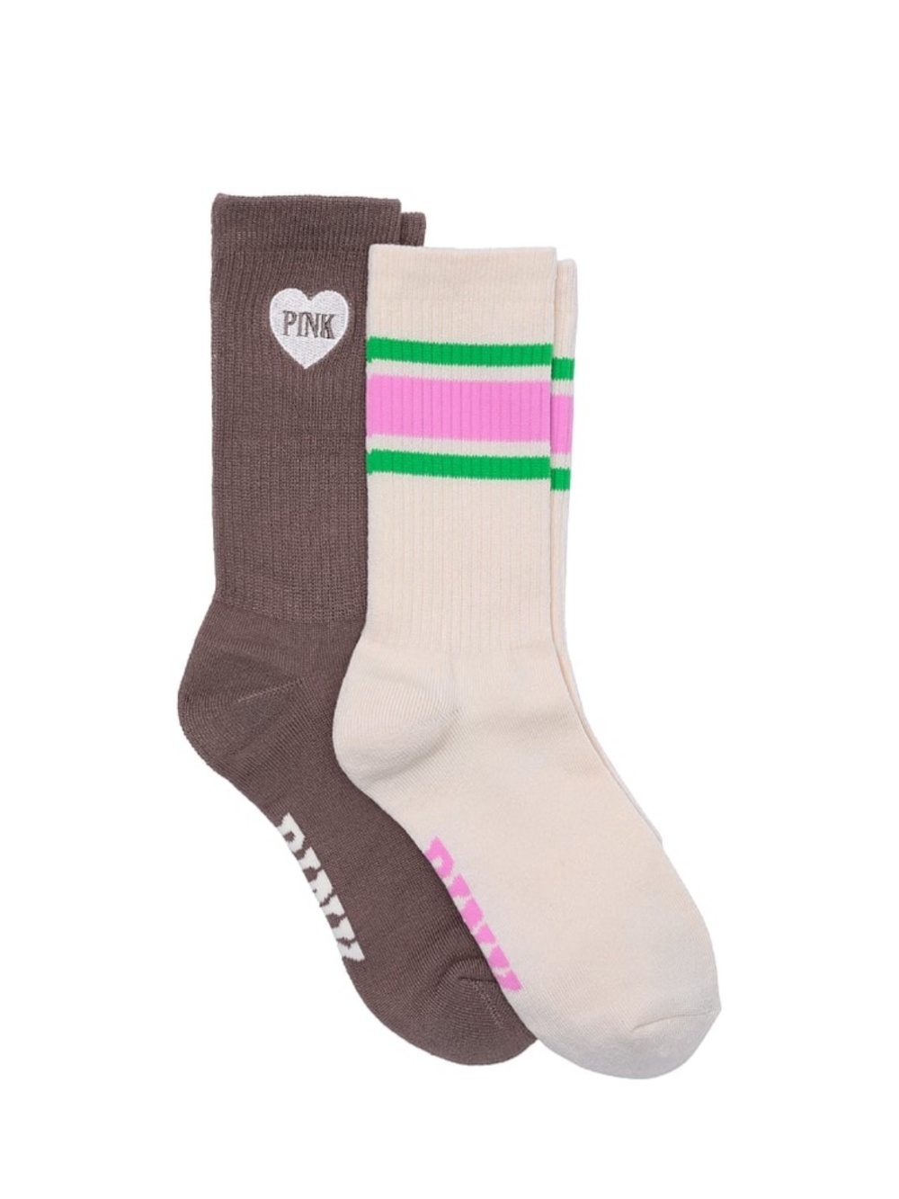 Victoria’s Secret PINK 2-pack Crew Socks